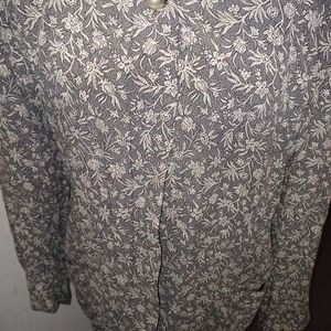 JH Collectibles Collarless Black and Cream Lined Blazer